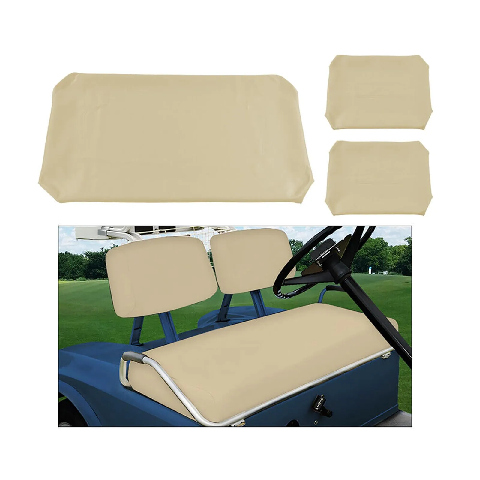 MOUDOAUER Leather Seat Covers for Club Car DS, 1982-2000.5 image 2