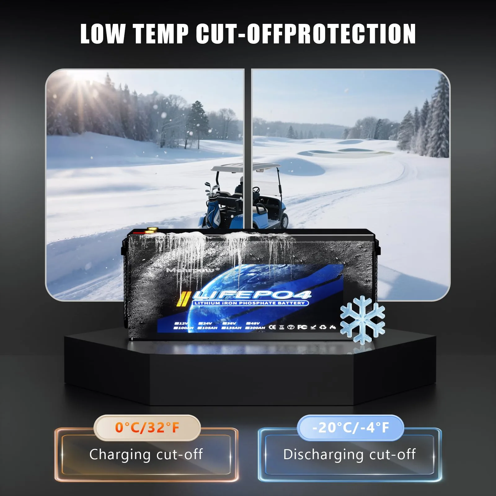 Mehrpow 36V 150Ah LiFePO4 Golf Cart Battery 36ME-1 image 4