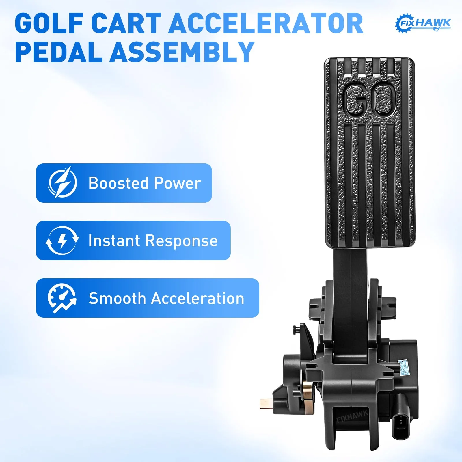 FIXHAWK Accelerator Pedal Kit for Club Car Precedent image 2