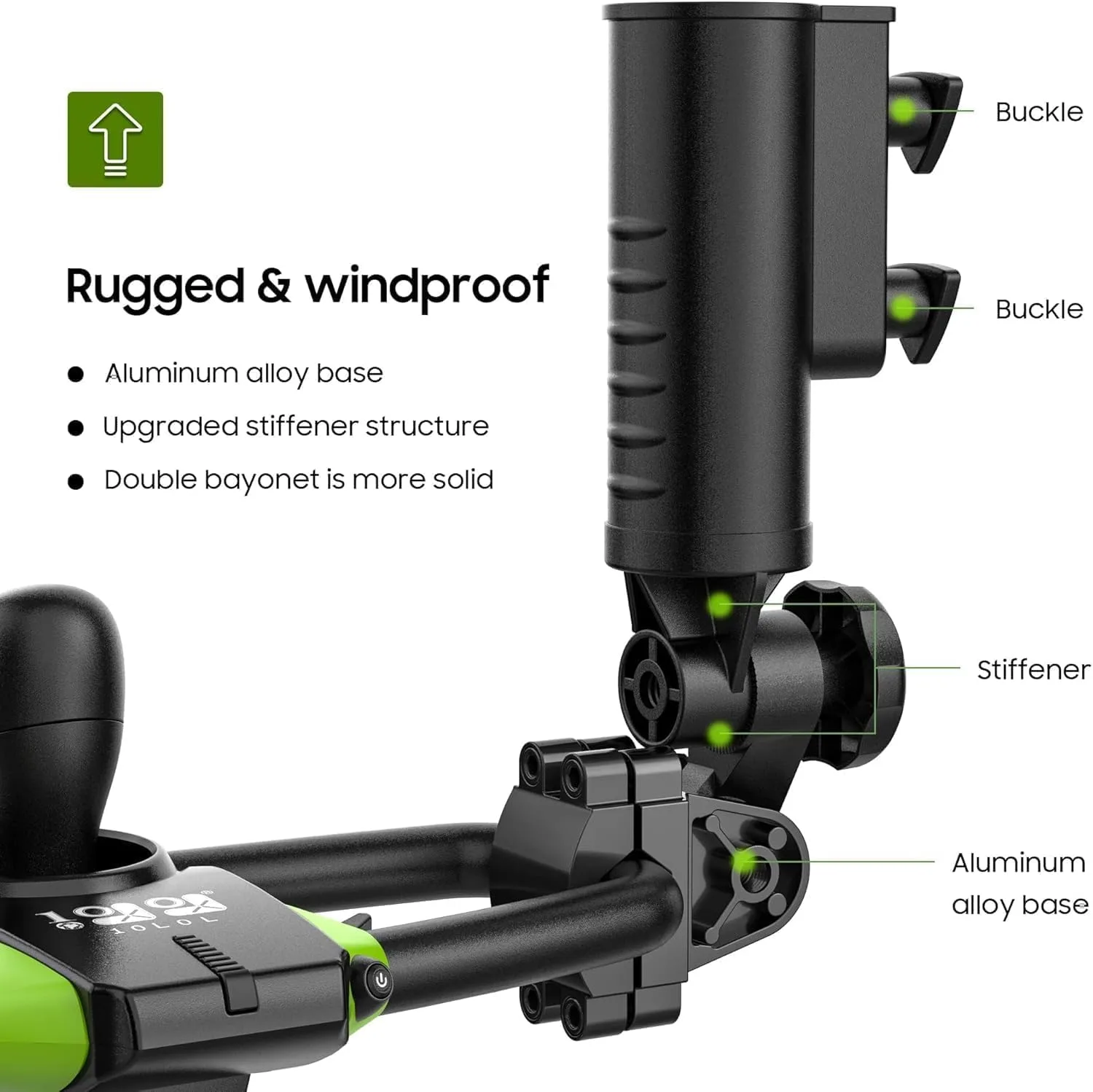 10L0L Golf Push Cart Umbrella Holder image 2