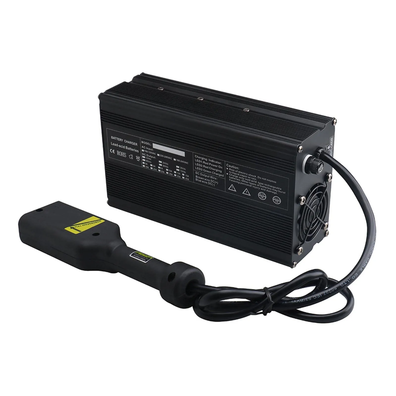 WYSWDJ Golf Cart Battery Charger with D-Style Plug image 2