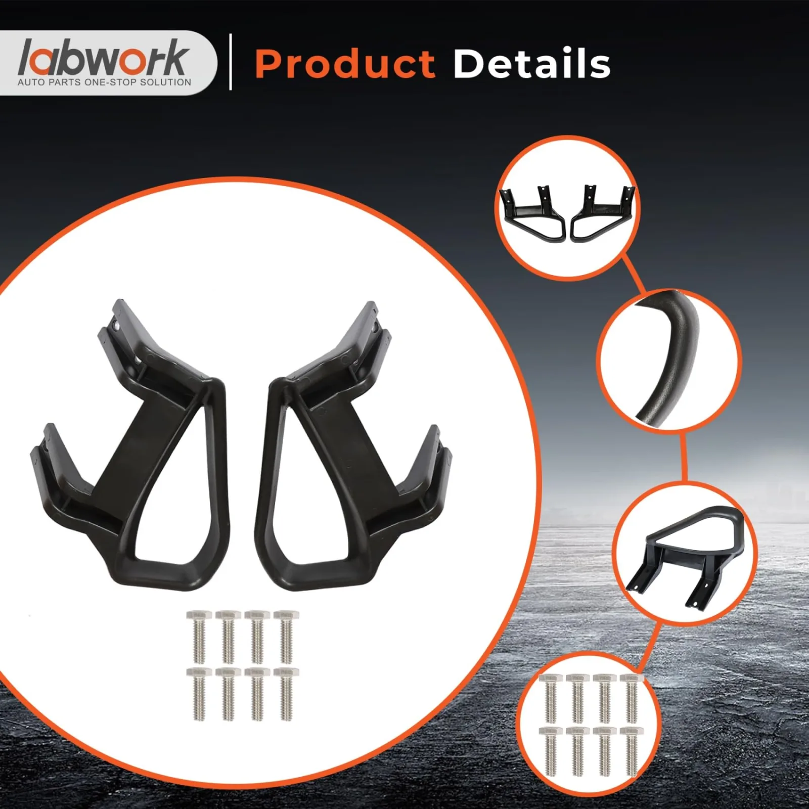 labwork Seat Hip Restraints (Handles) for E-Z-GO TXT 1994‑up image 2