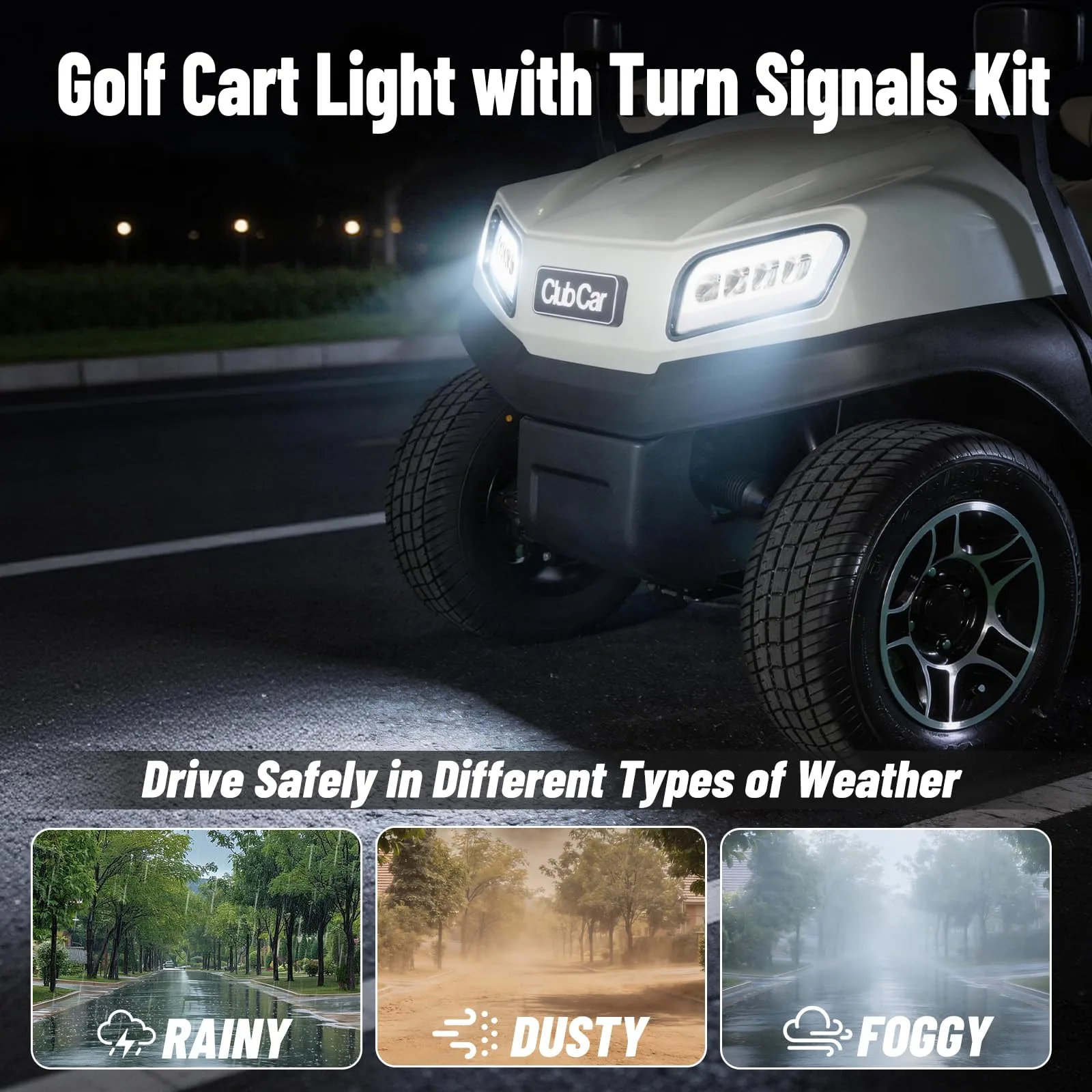 Shu-Ran LED Light Kit for Club Car Tempo | tempoLK image 3