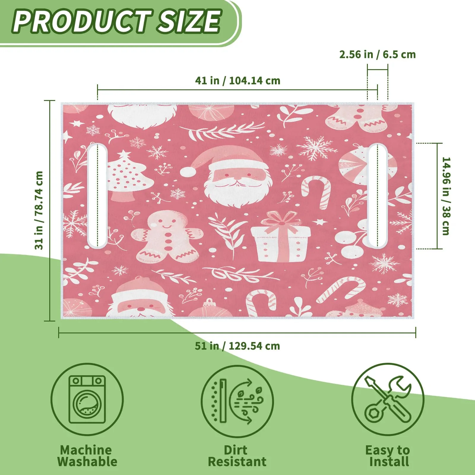 Tiveruda Golf Cart Seat Cover for Double Seats image 2