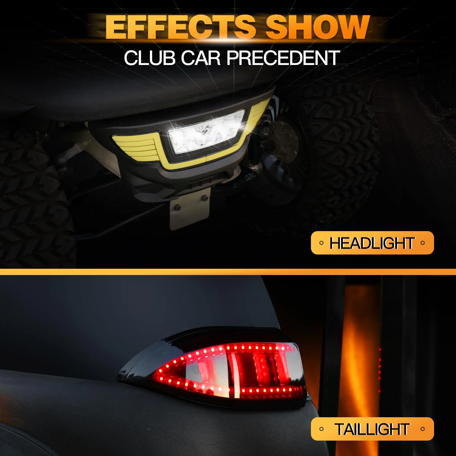 NOKINS WGN-CCP-29 7-Color LED Light Kit for Club Car Precedent image 4