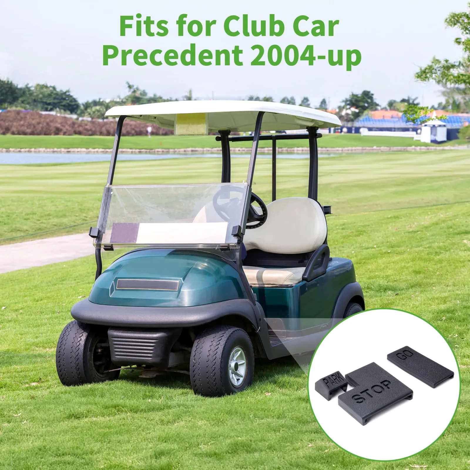 10L0L Pedal Pad Kit for Club Car Precedent image 4