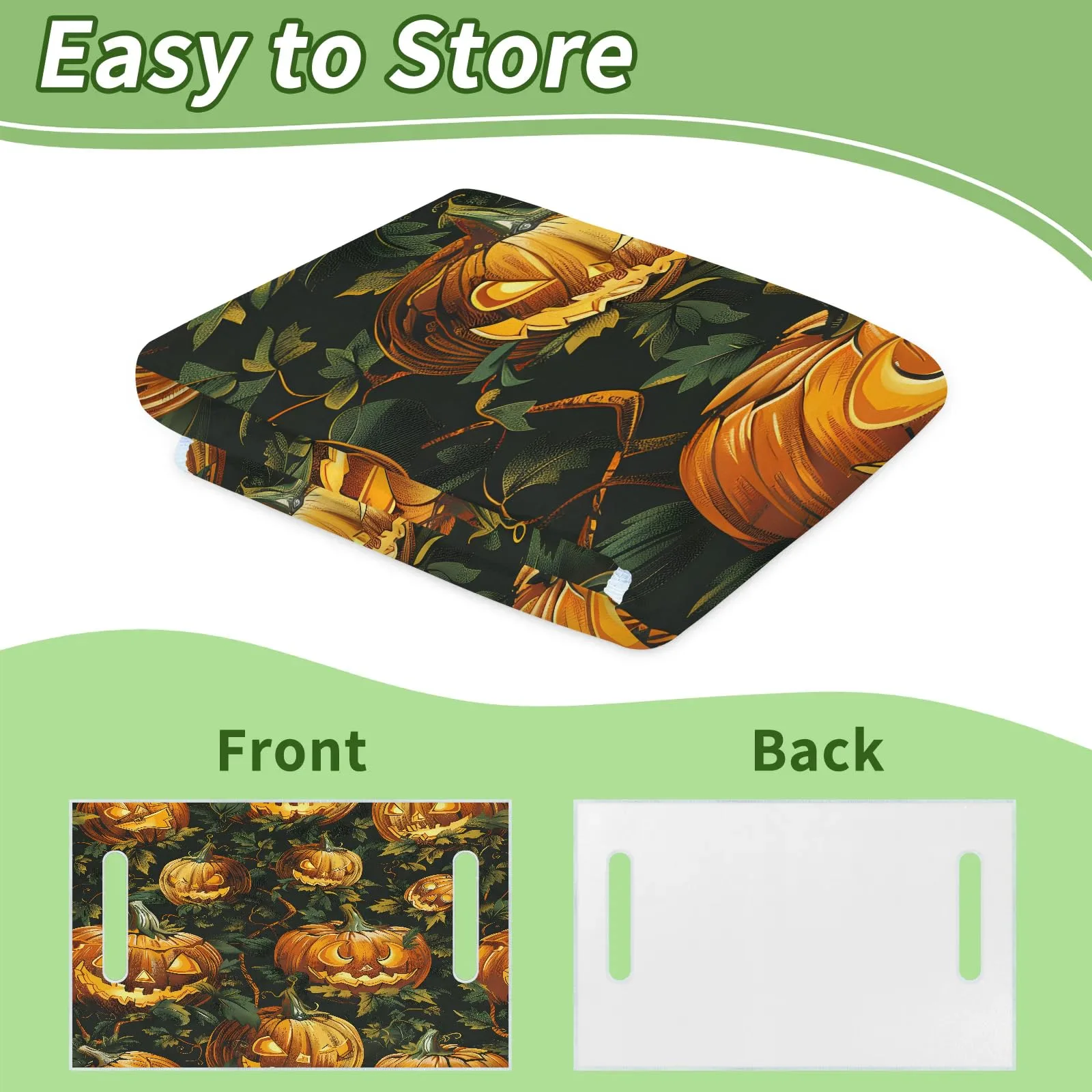 Tiveruda Halloween Pumpkins Golf Cart Seat Cover image 4