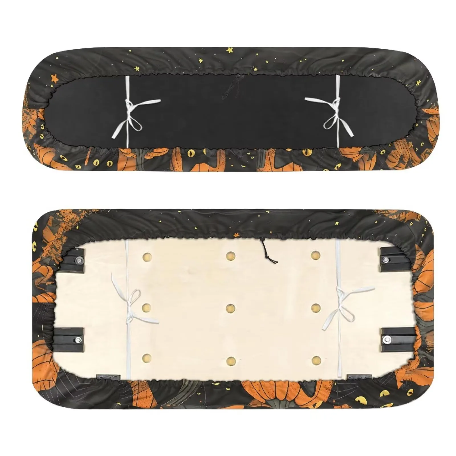 Quidrwyo Halloween Cat Golf Cart Seat Cover Set image 2