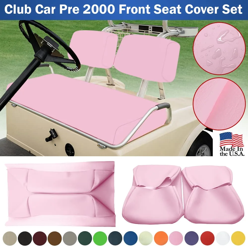 Club Car DS 1982-2000 Front Seat Cover Set image 2