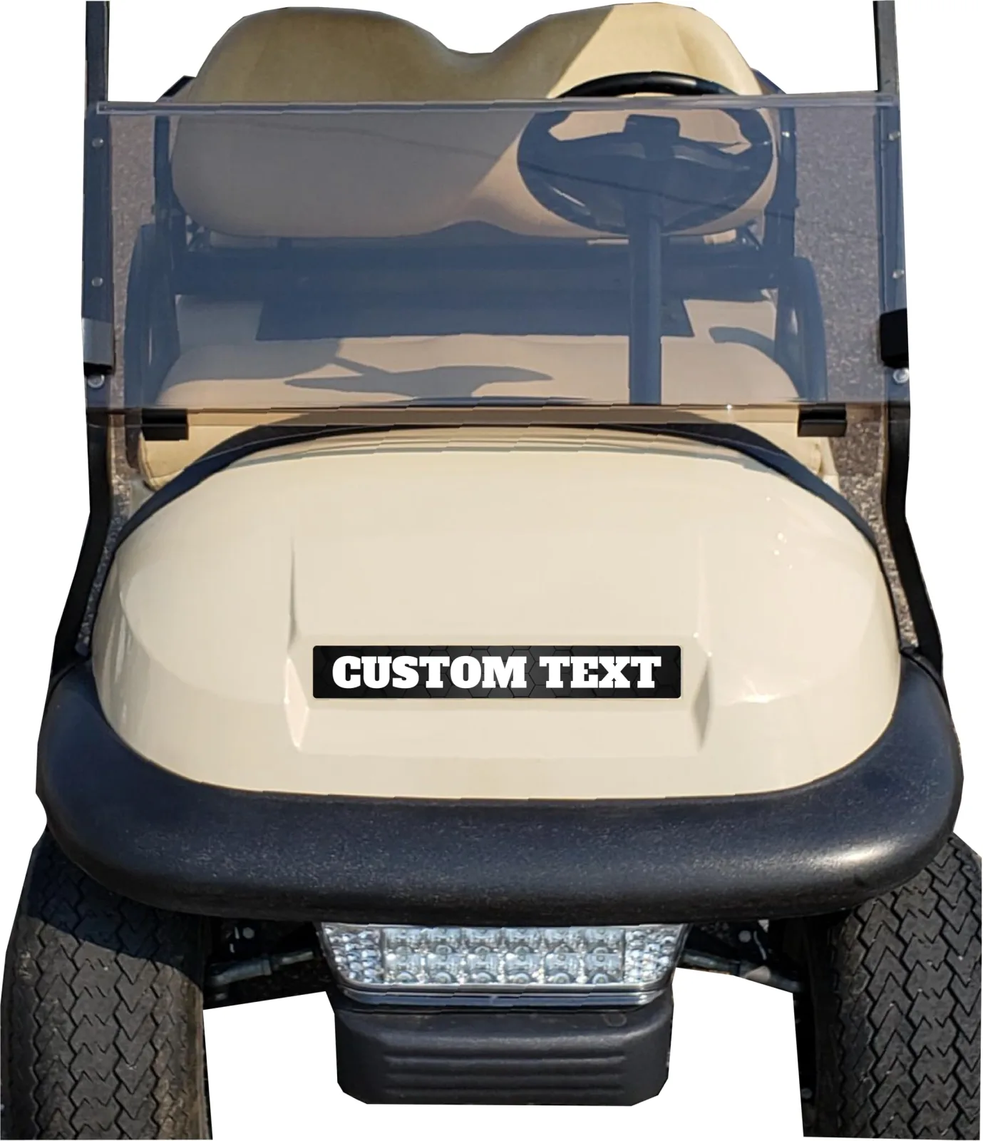 Custom Front Name Plate for Club Car Precedent