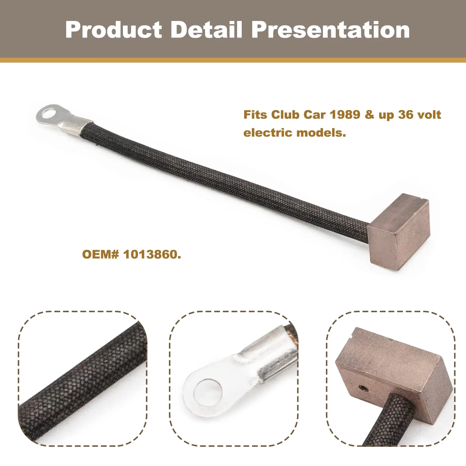 CLUBRALLY V-Glide Wiper Brush for Club Car DS image 2