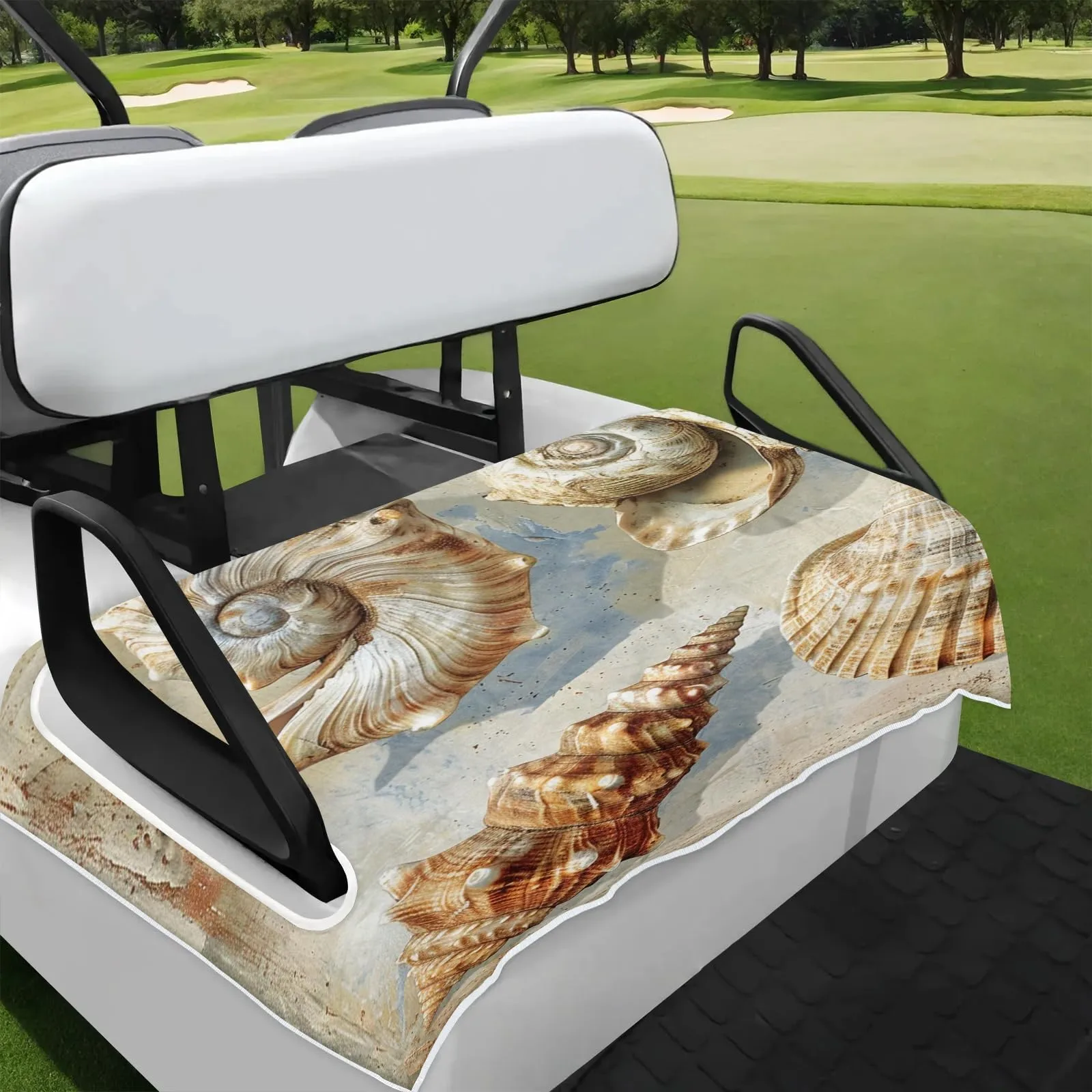 Tiveruda Golf Cart Seat Cover for Double Seats, 51 x 31 in