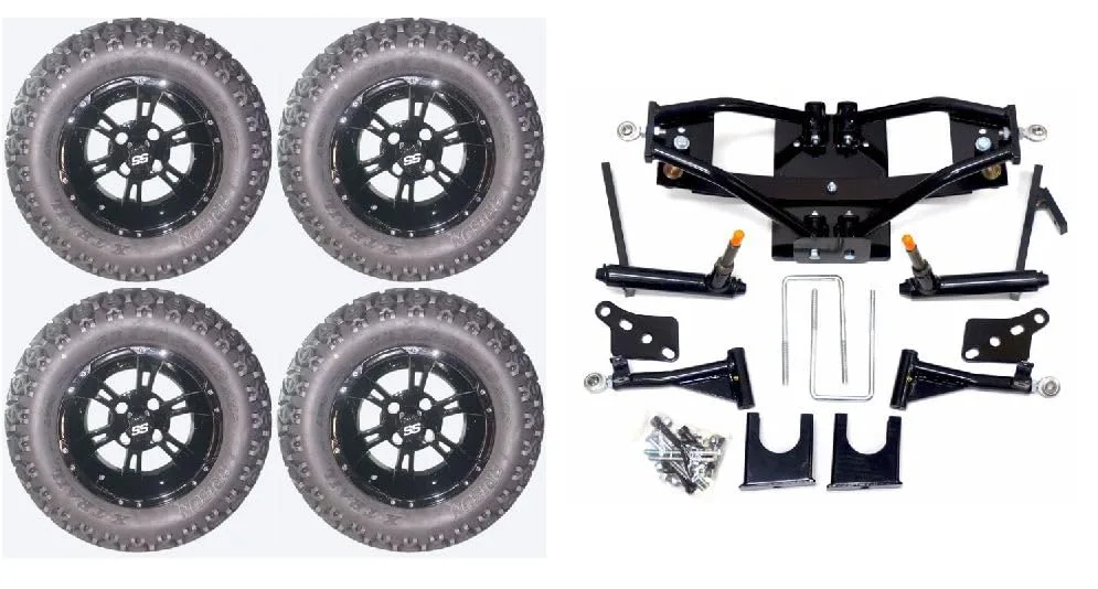 3G Club Car DS 6-Inch Lift Kit with 12-Inch Werewolf Wheels