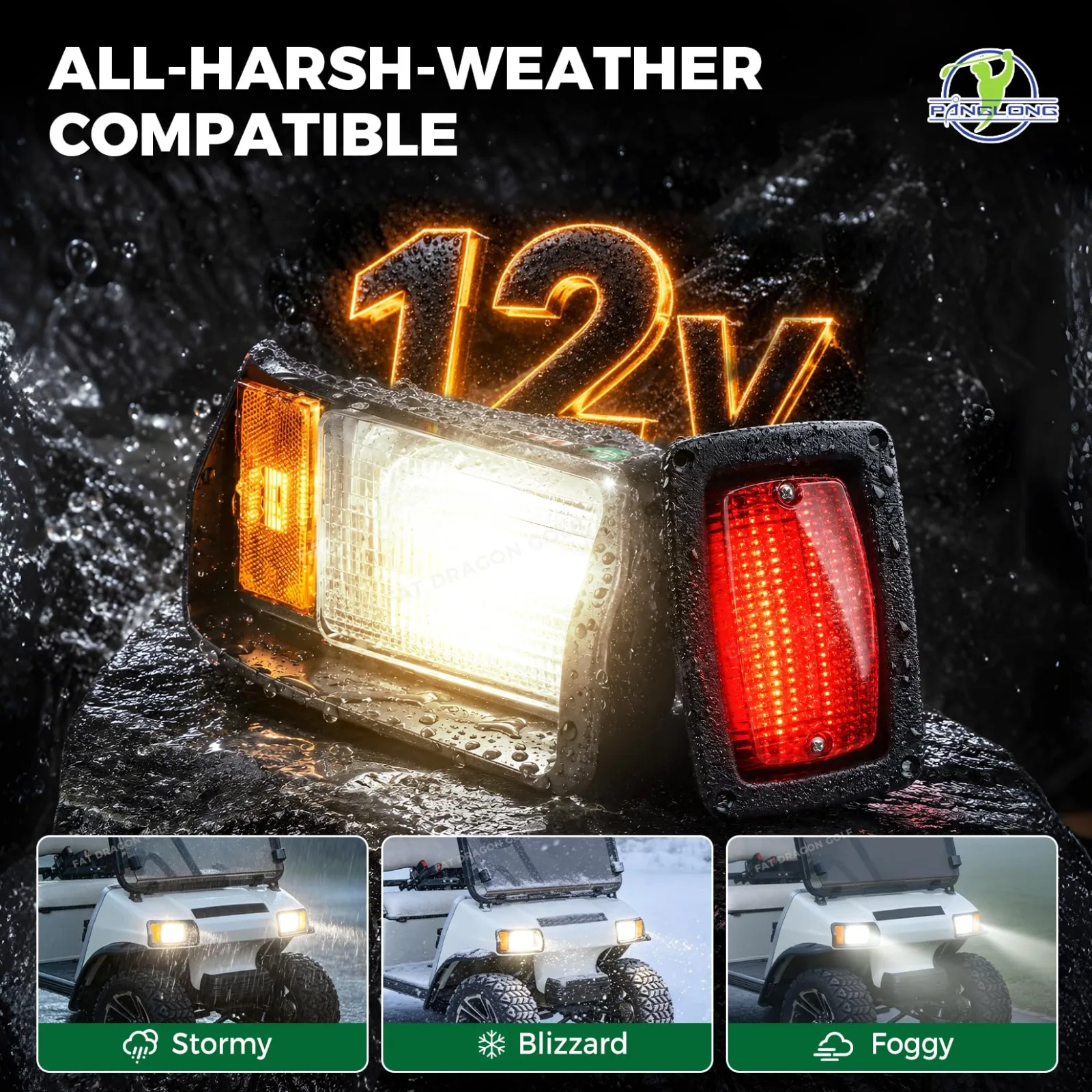 Panglong Club Car DS Light Kit, Halogen/LED, FDG-121 image 2