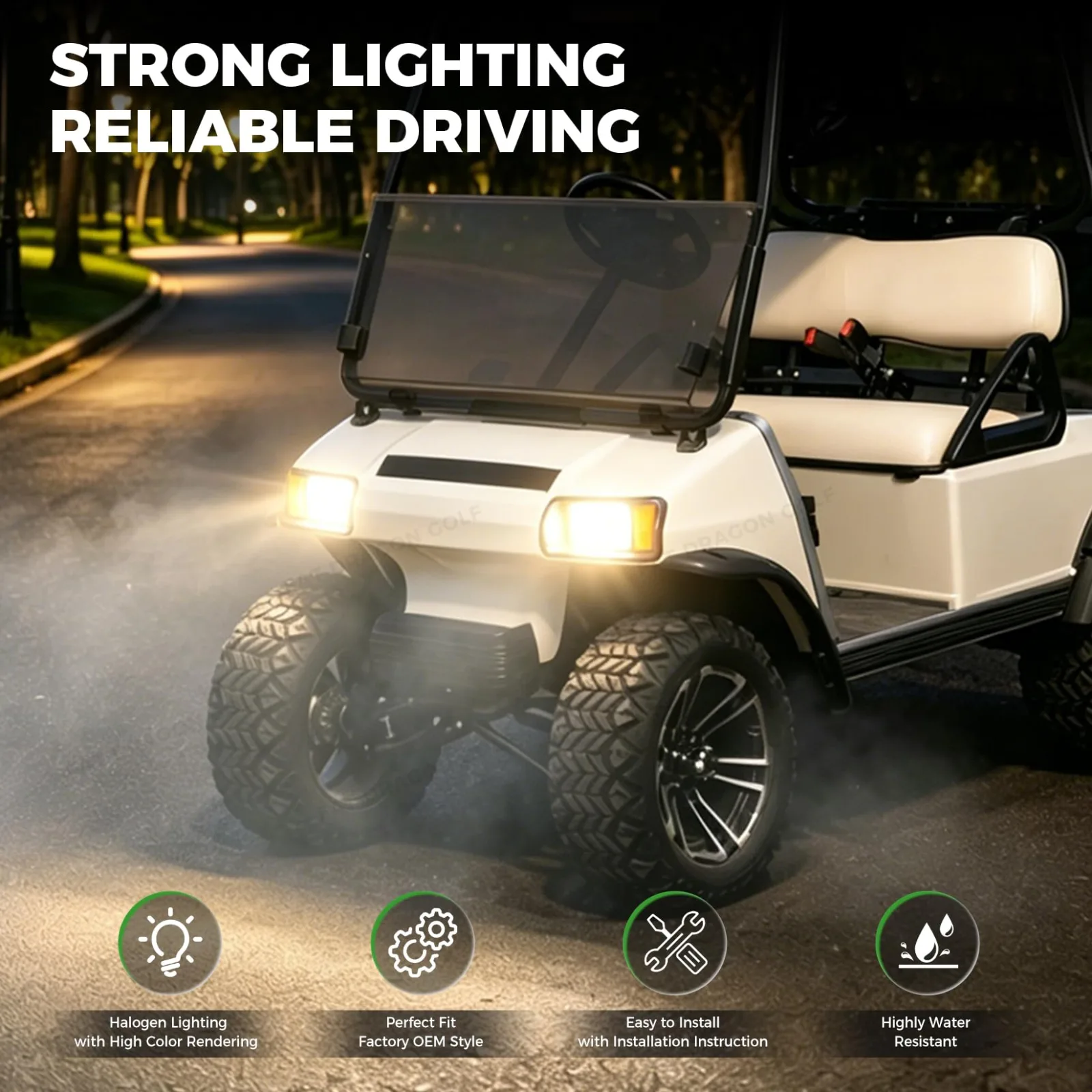 Panglong Club Car DS Light Kit, Halogen/LED, FDG-121 image 3