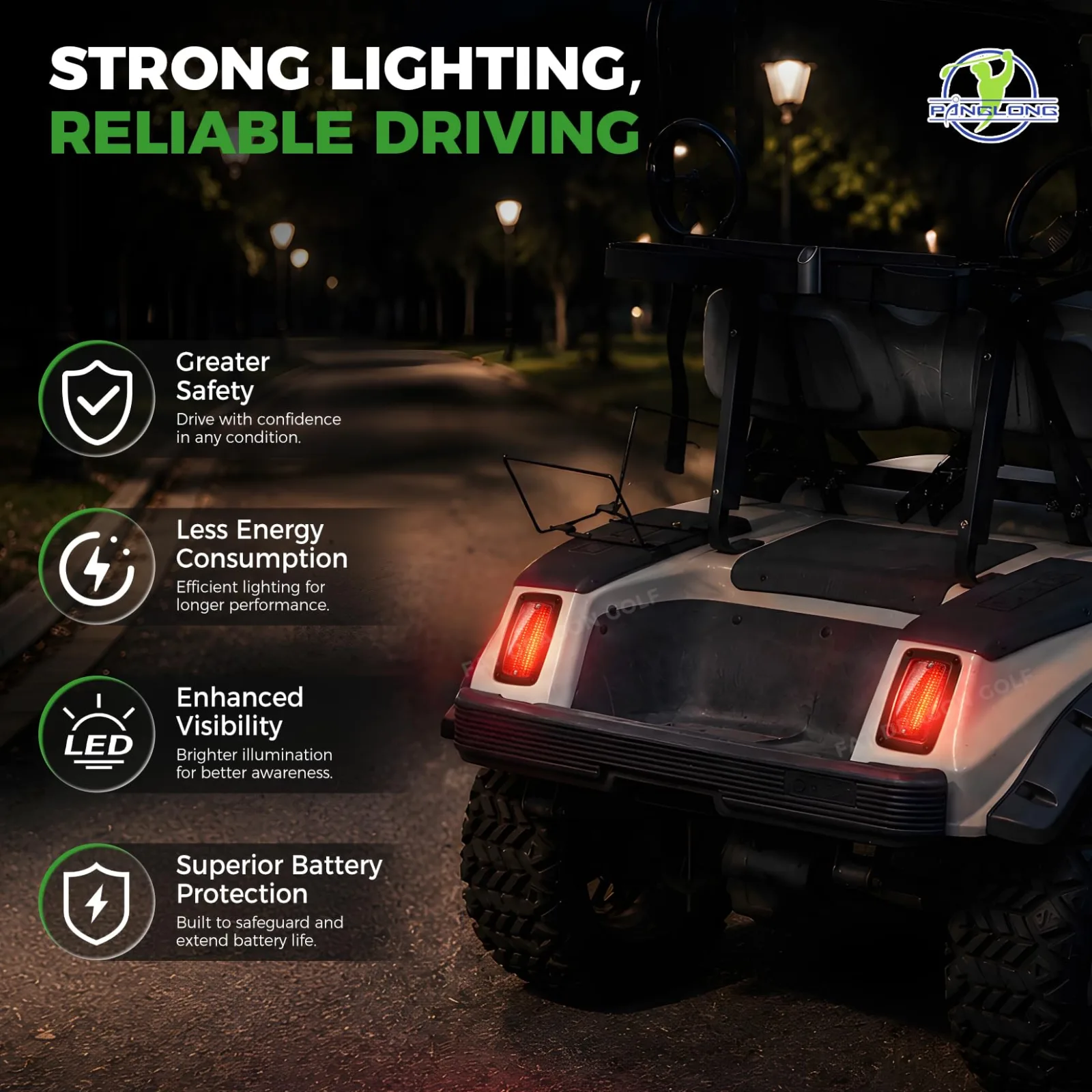 Panglong Club Car DS Light Kit, Halogen/LED, FDG-121 image 4