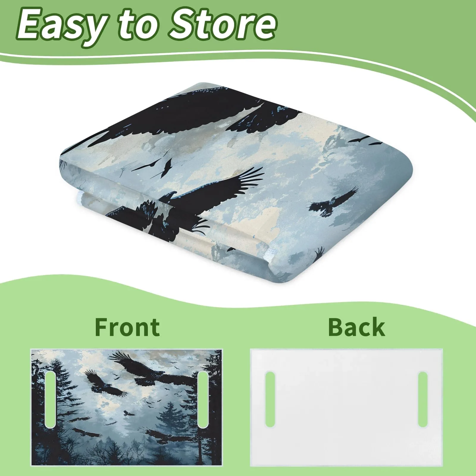 Tiveruda Golf Cart Seat Cover for Double Seats, 51 x 31 in image 4