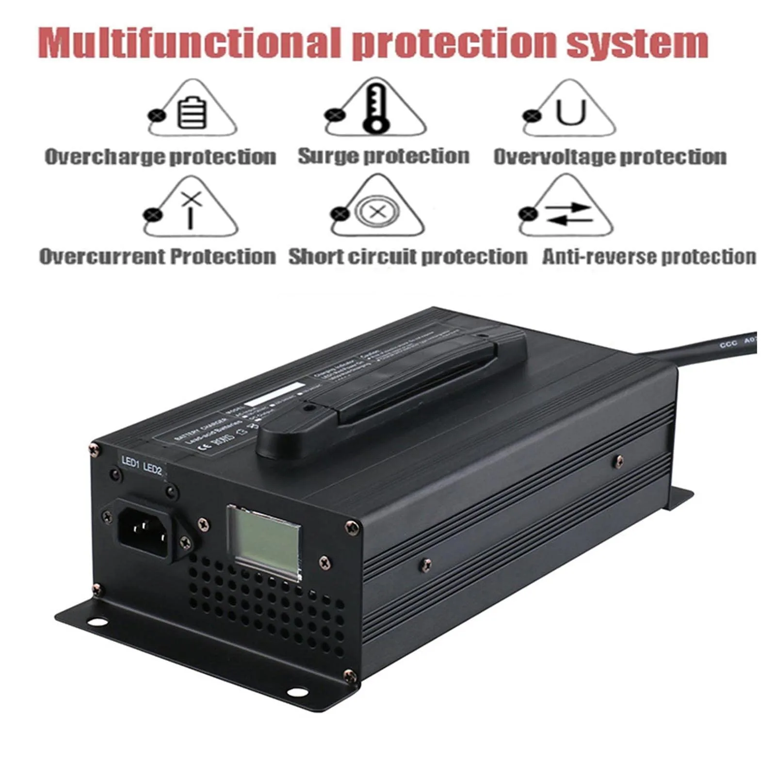 JMYSD 36V 25A Golf Cart Battery Charger for Club Car image 3