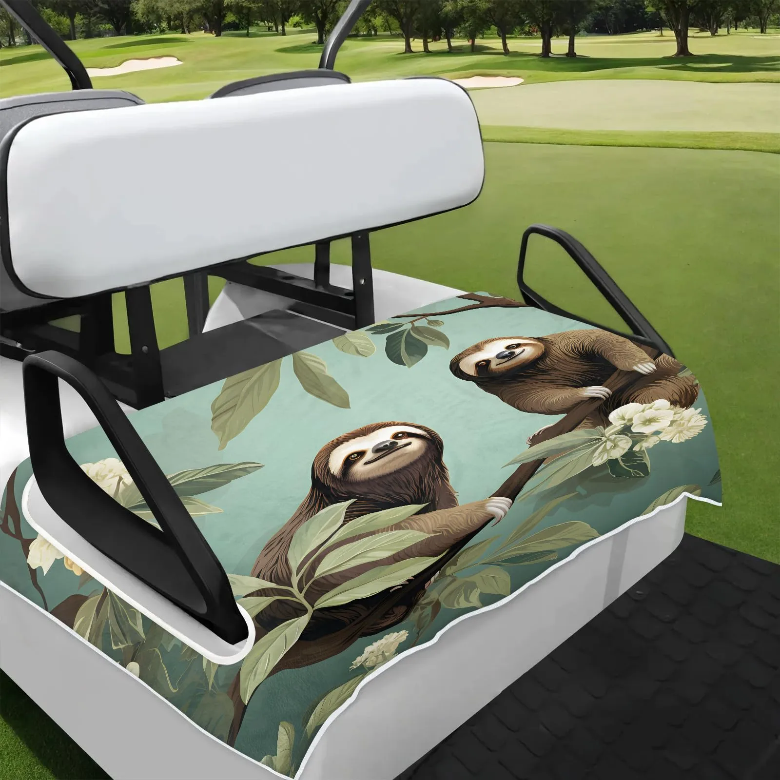Tiveruda Golf Cart Seat Cover for Double Seats