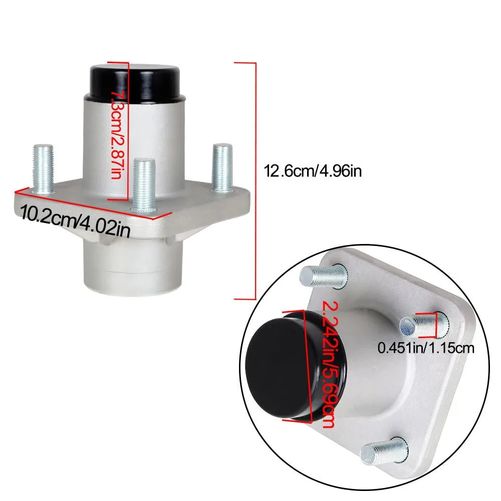 Front Wheel Hub Assembly for E-Z-GO TXT/Medalist image 2