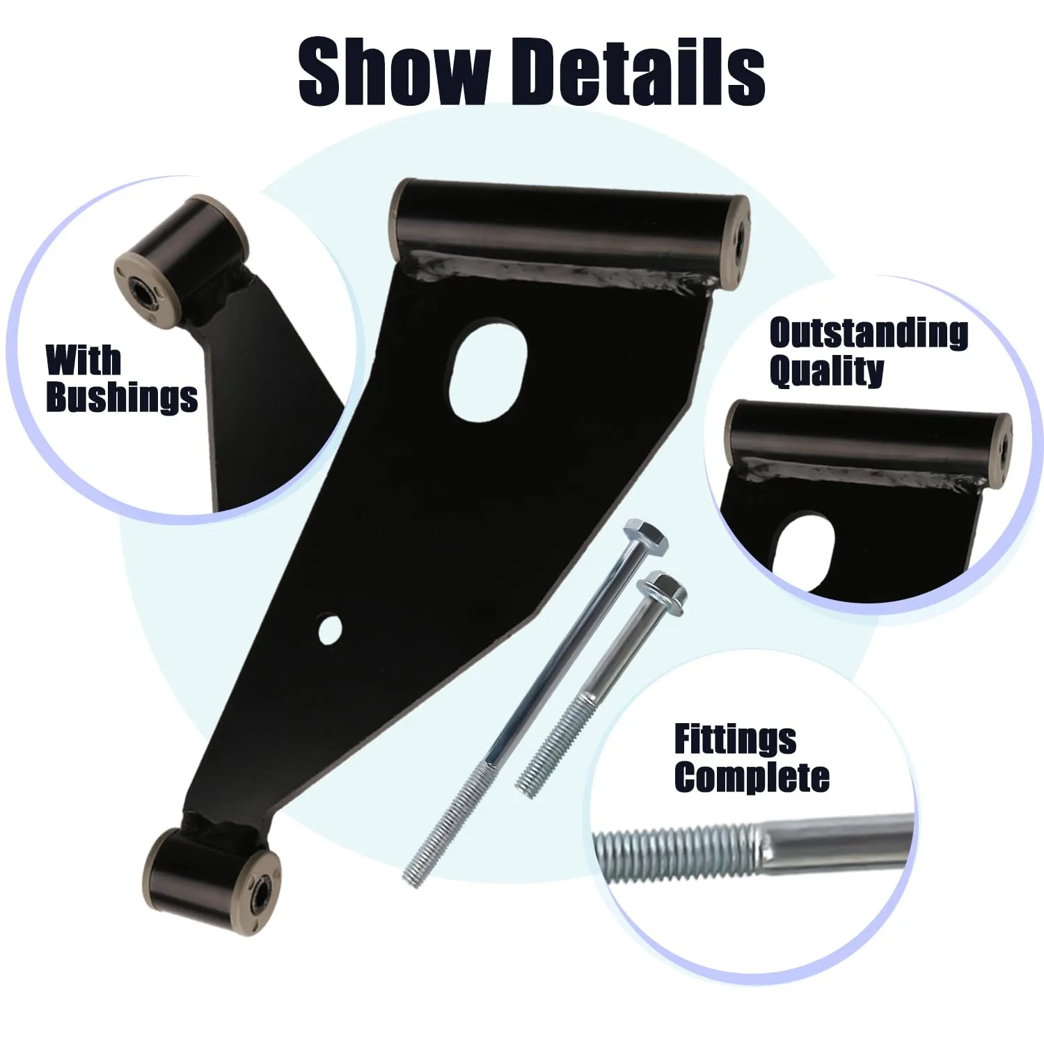 Panglong Club Car Control Arm Delta A-Plate Kit image 3