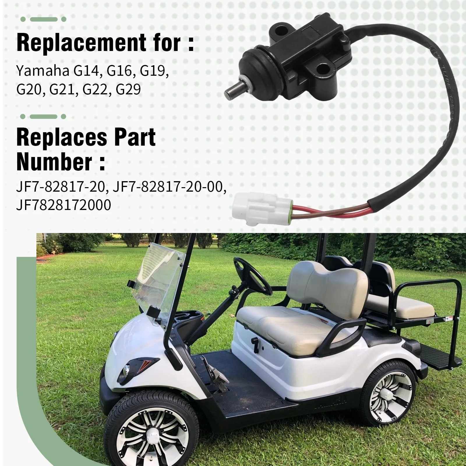 Hoypeyfiy Golf Cart Stop Switch for Yamaha G14-G29 image 3