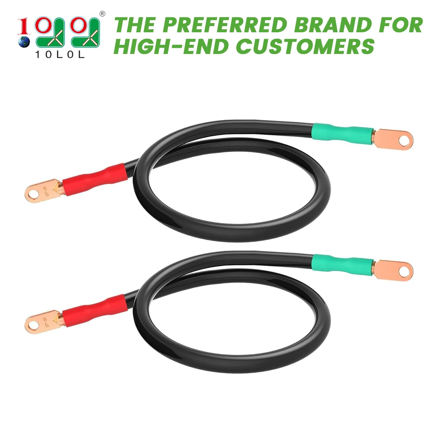 10L0L 2-Gauge Battery Cable Kit for E-Z-GO RXV image 2