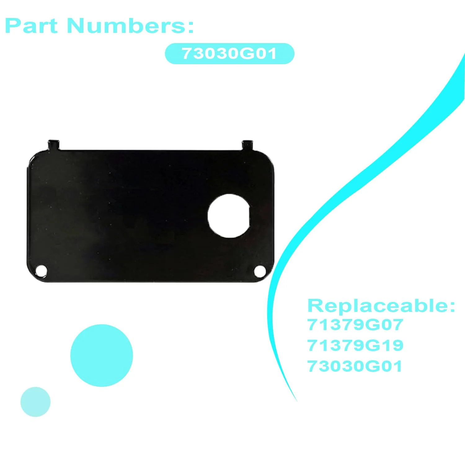 ZHWOTO KEY-01 Console Plate for E-Z-GO TXT & Medalist image 2