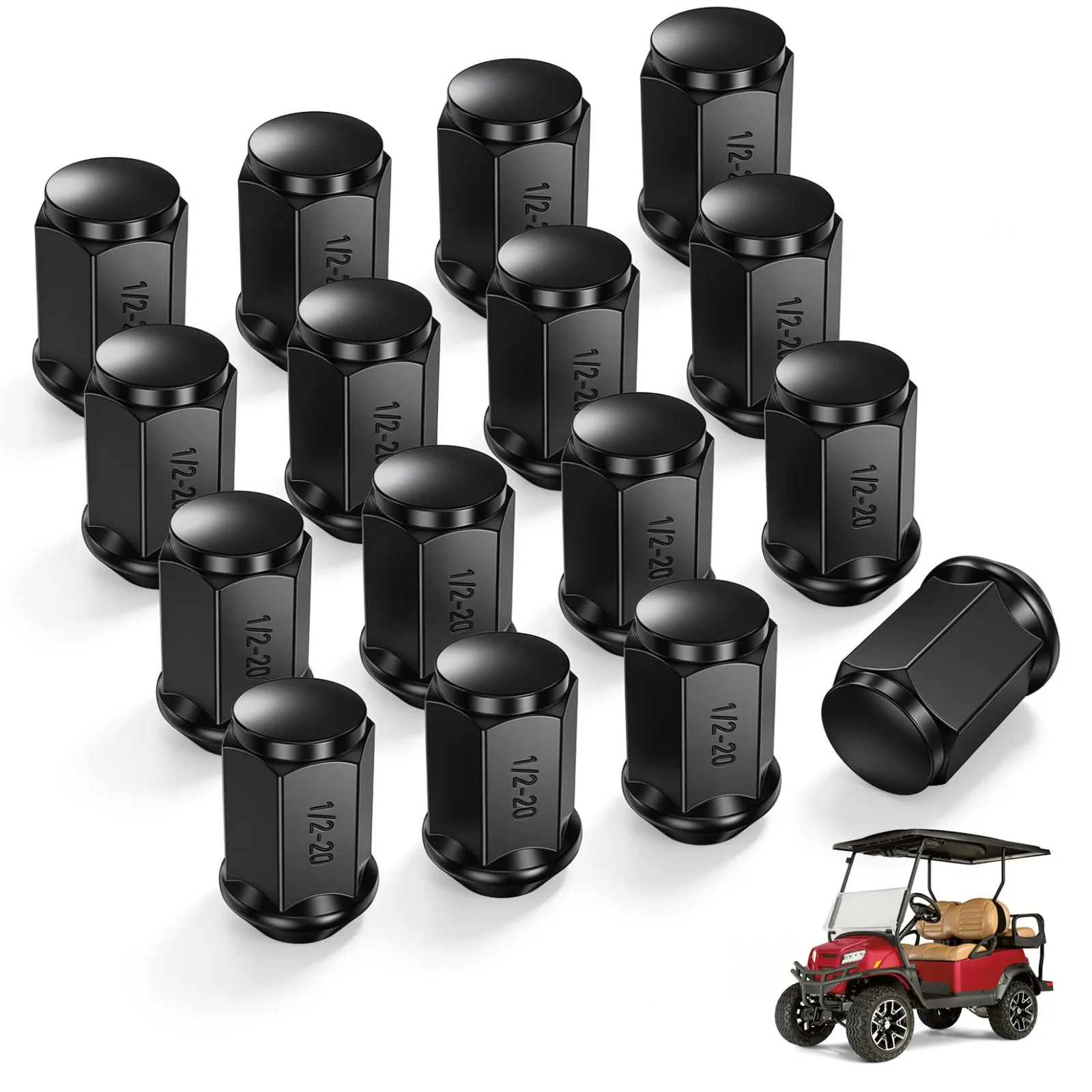 DRIVE UP DU00022 Golf Cart Wheel Lug Nut Kit