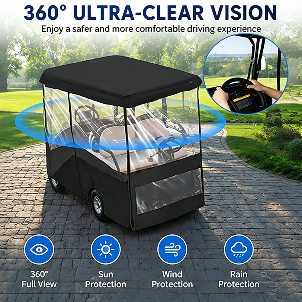 JSLYF Golf Cart Enclosure for E-Z-GO Valor 4 image 3