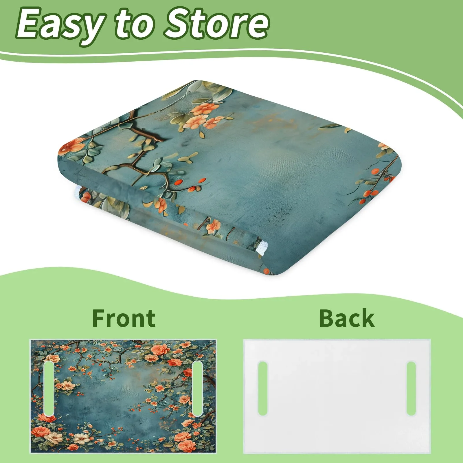 Tiveruda Vintage Wildflower Golf Cart Seat Cover image 4