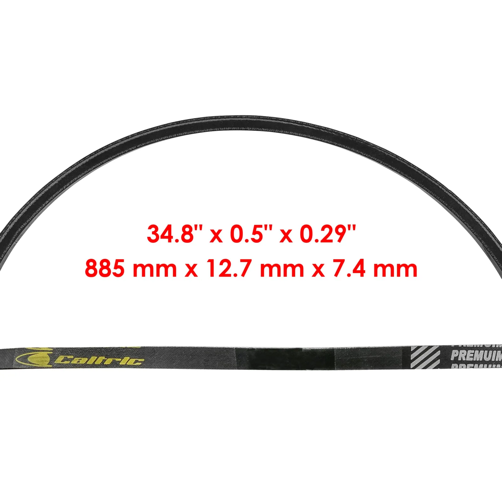 Caltric Starter Generator Belt BT395/1 for E-Z-GO image 2