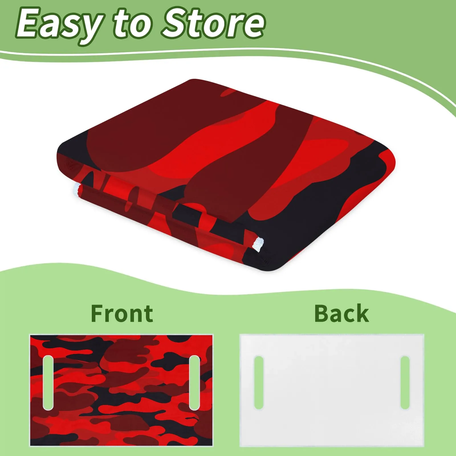 Tiveruda Golf Cart Seat Cover for Double Seats image 4