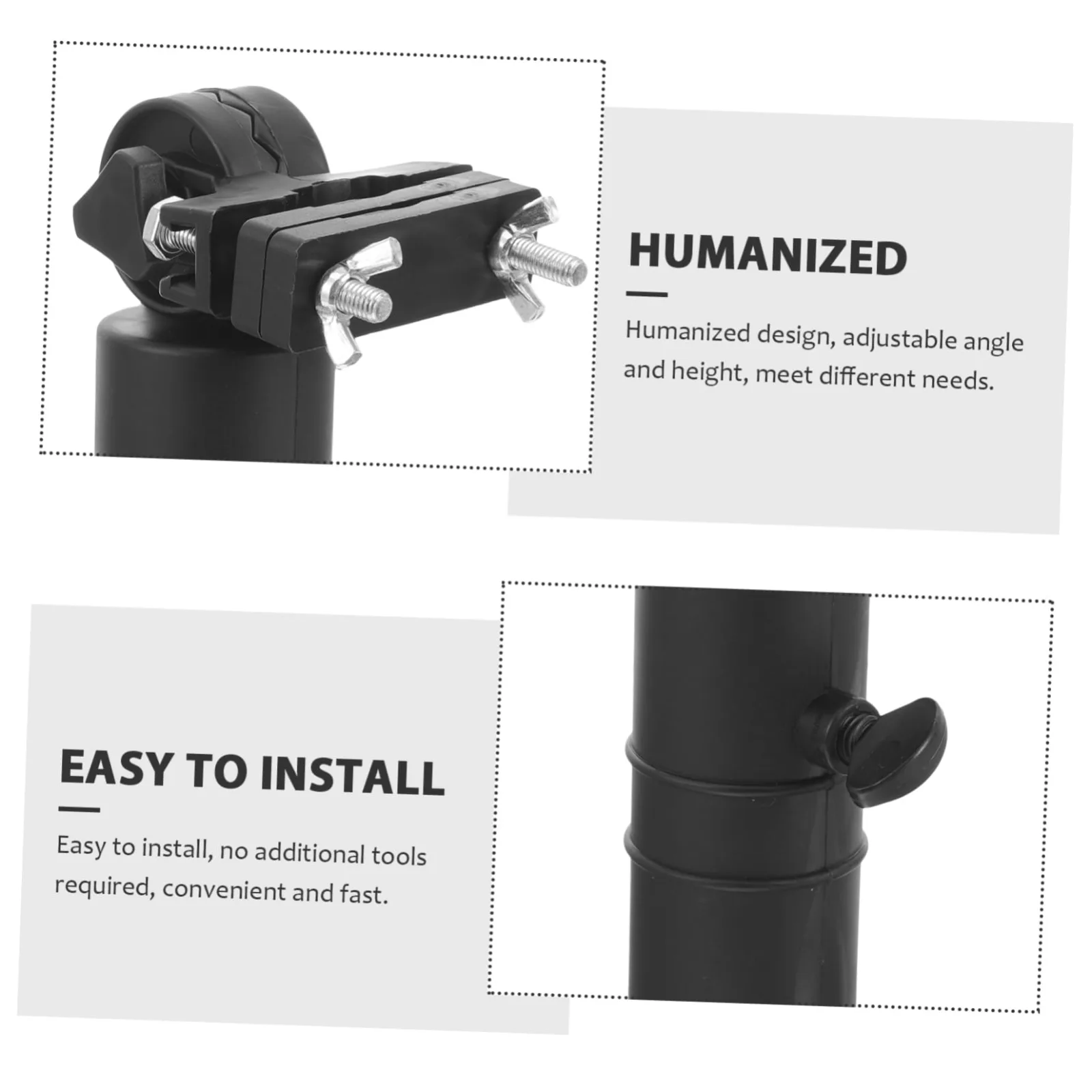 WOONEKY Adjustable Golf Cart Umbrella Holder image 4
