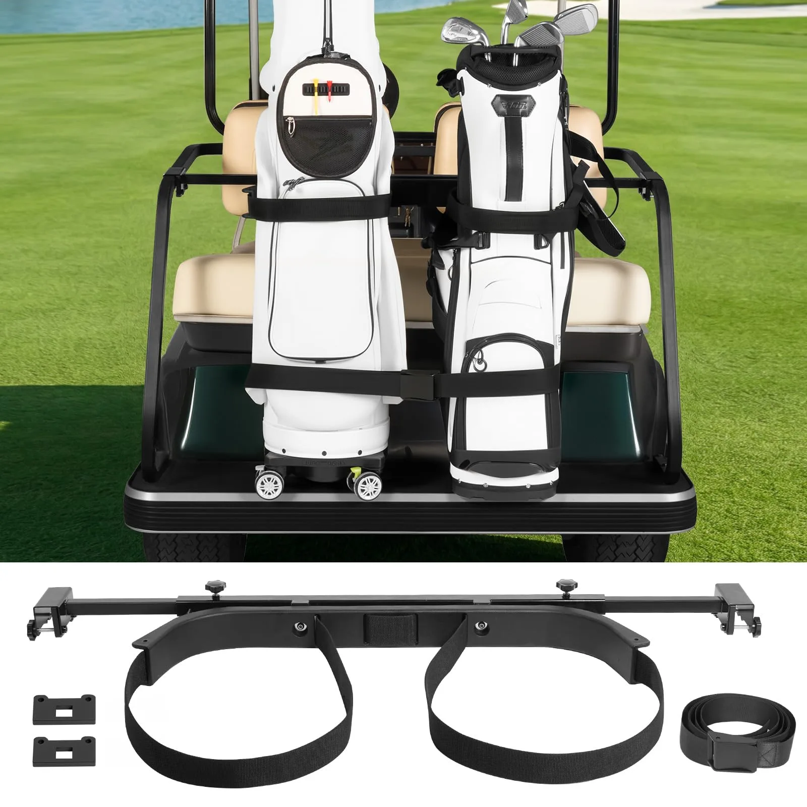 Tecoom TCGFBagHolder Golf Cart Bag Holder Bracket