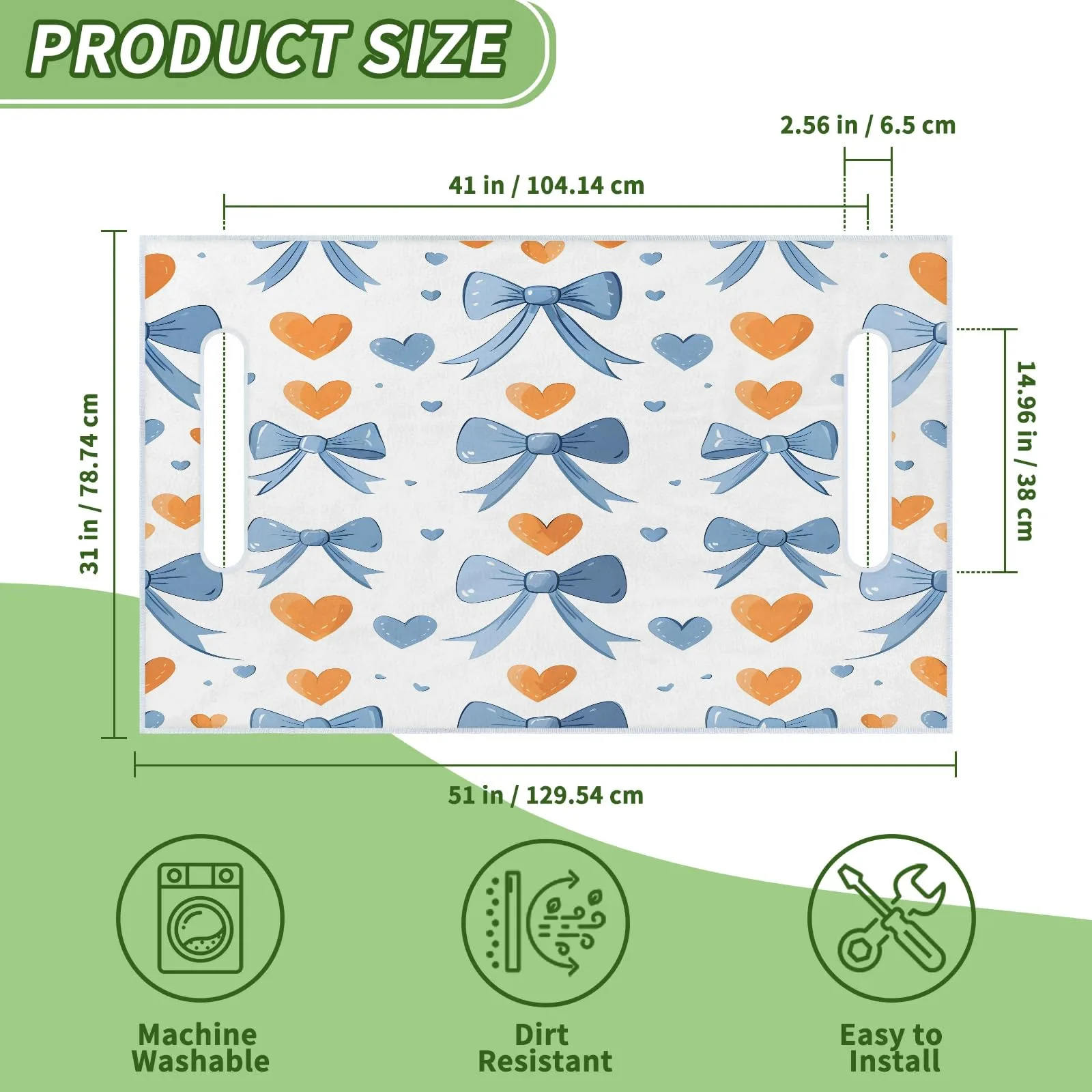 Tiveruda Golf Cart Seat Cover for Double Seats, 51 x 31 in image 2