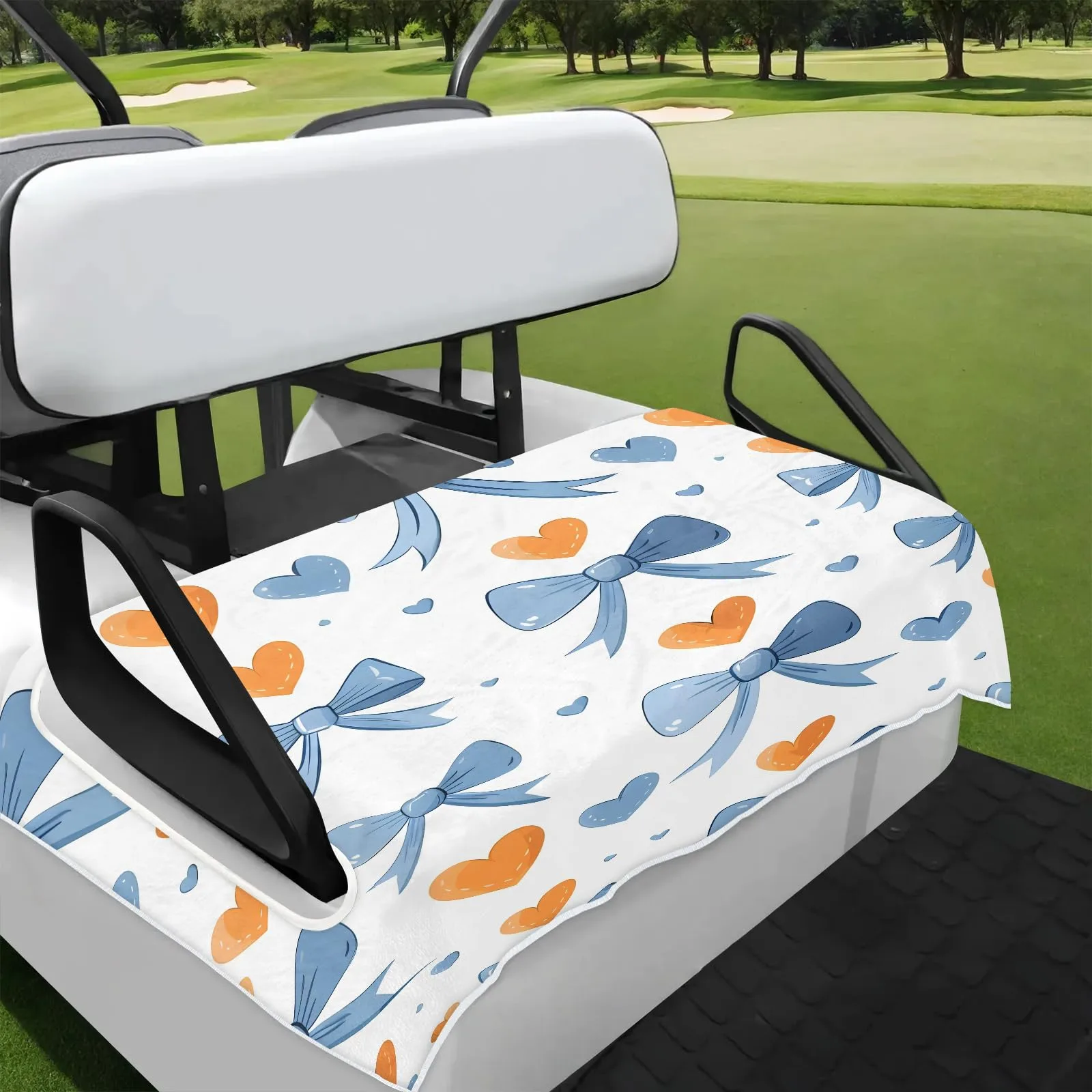 Tiveruda Golf Cart Seat Cover for Double Seats, 51 x 31 in