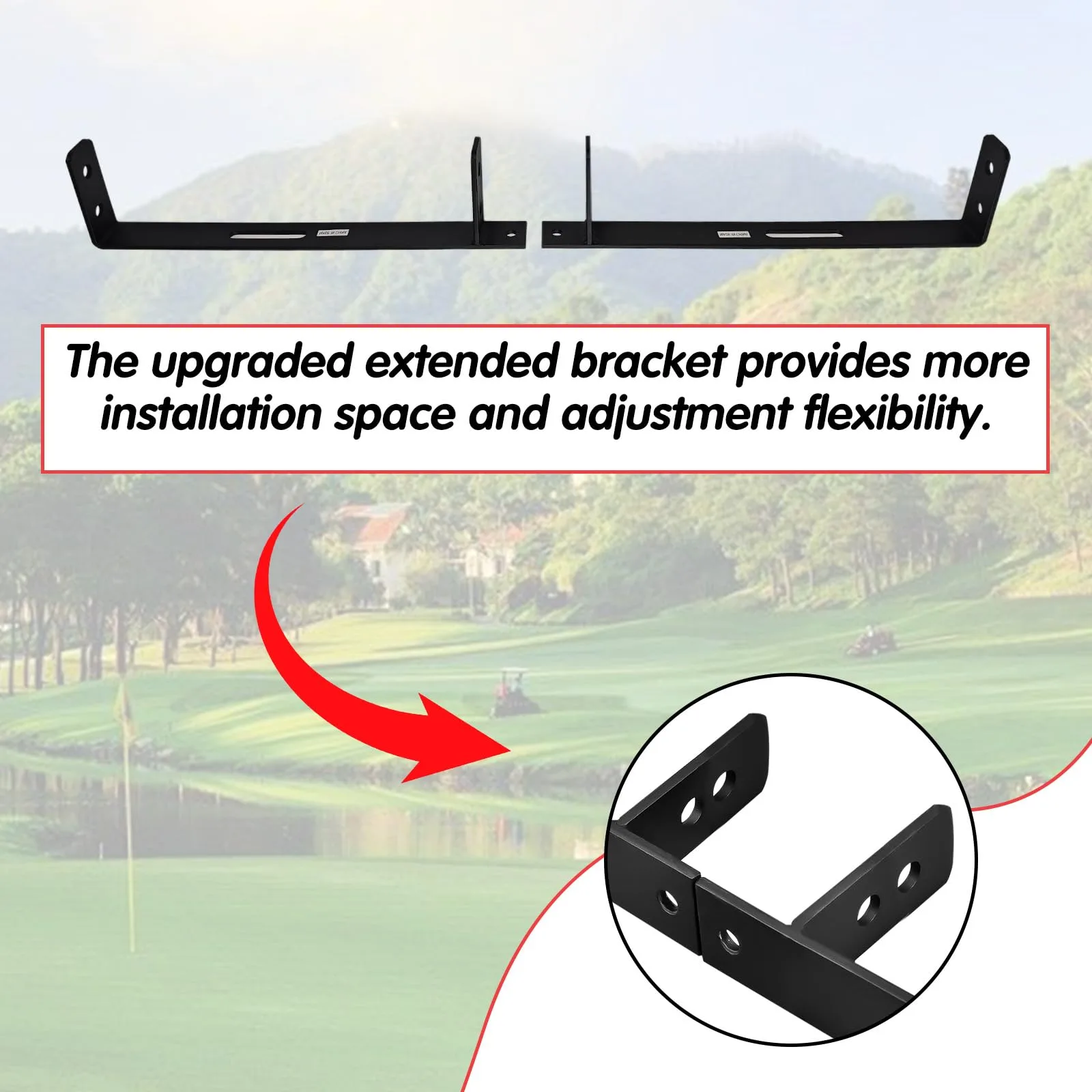 Orle Oko Golf Cart Seat Belt Kit for E-Z-G-O TXT and Club Car DS image 4