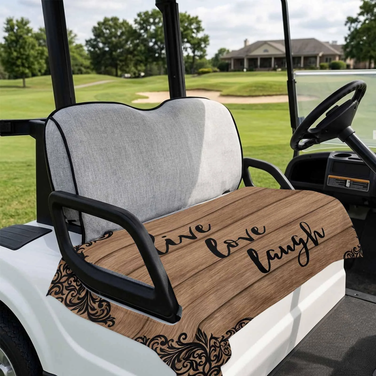 DecorLovee Golf Cart Seat Cover for 2-Seater Carts image 4