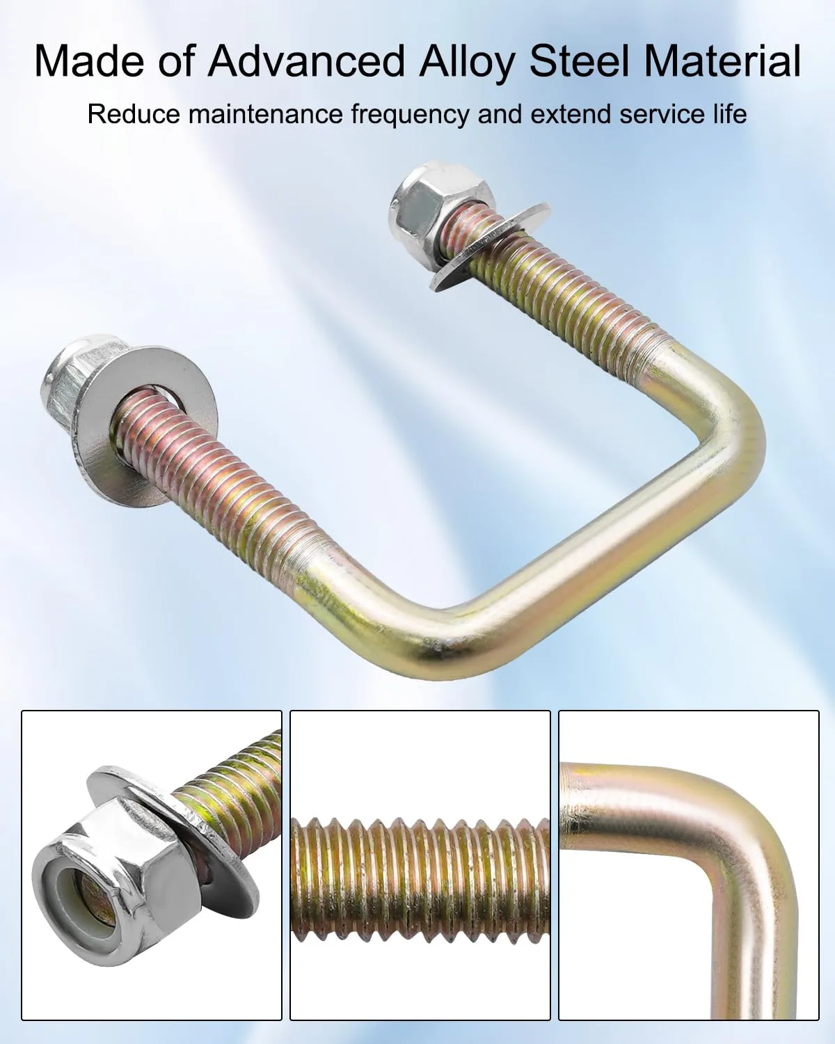 TIKSCIENCE Rear Leaf Spring Bolts for E-Z-GO TXT image 4