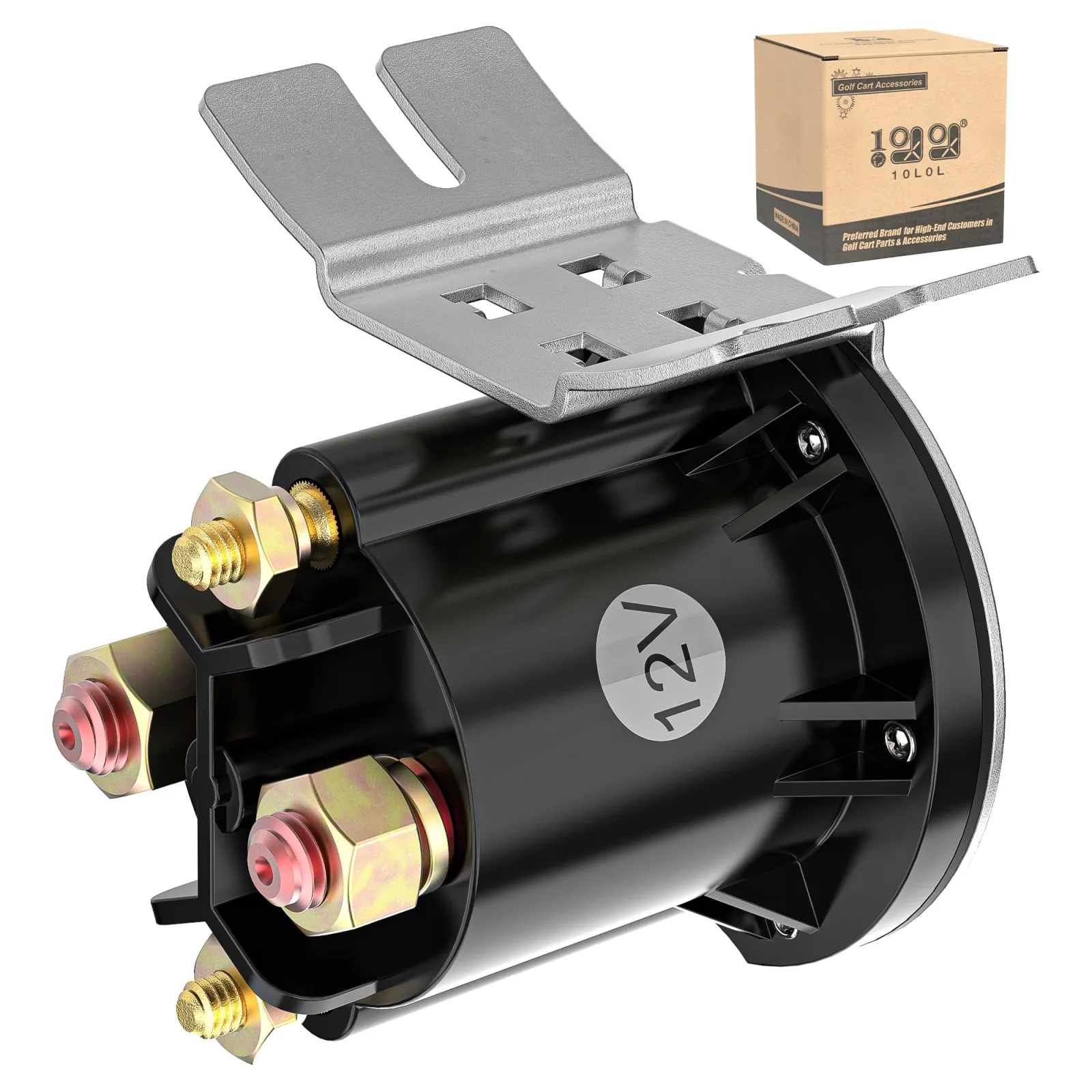 10L0L 12V Starter Solenoid JW1-H1950-00-00 for Yamaha G22–G29