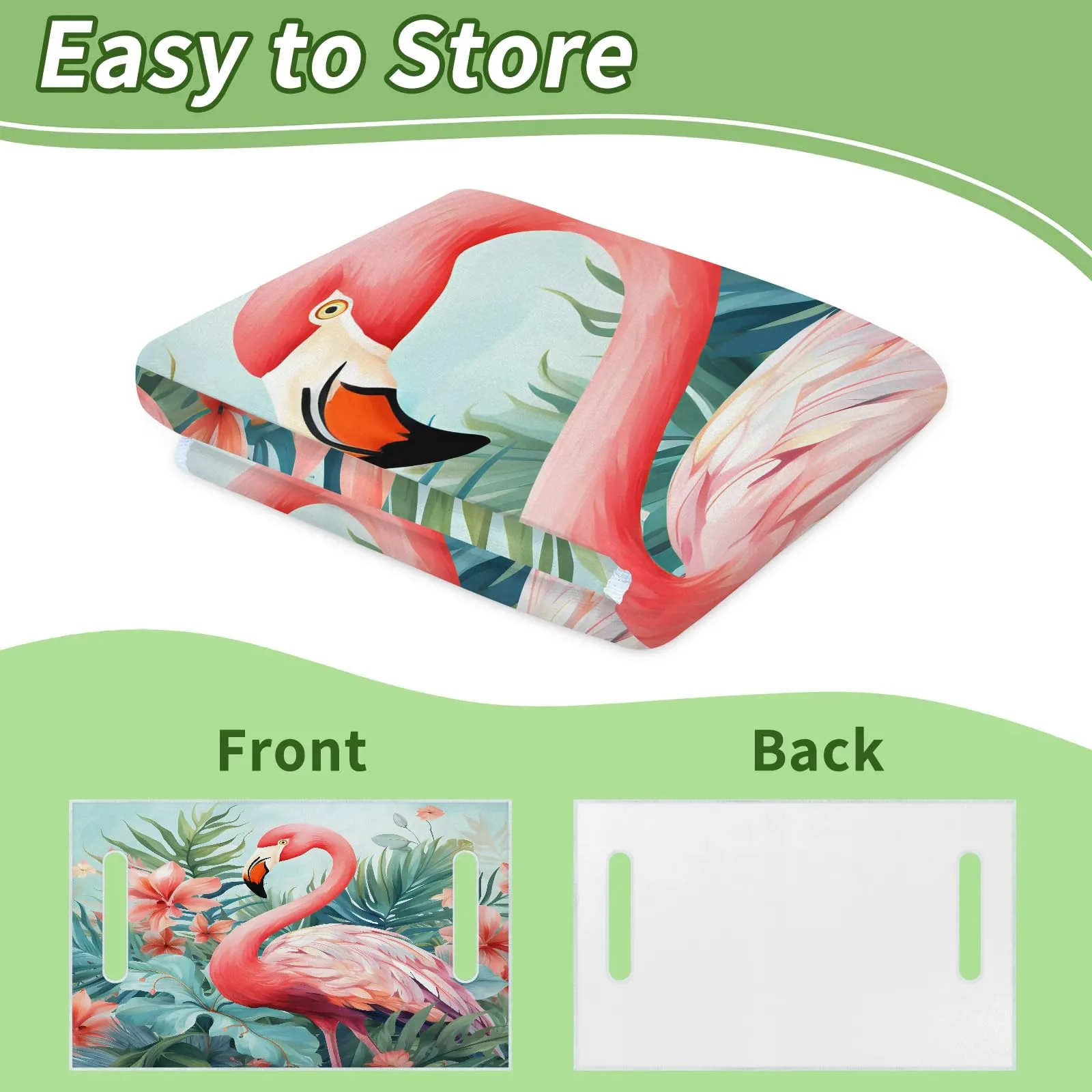 Tiveruda Tropical Flamingo Golf Cart Seat Cover image 4