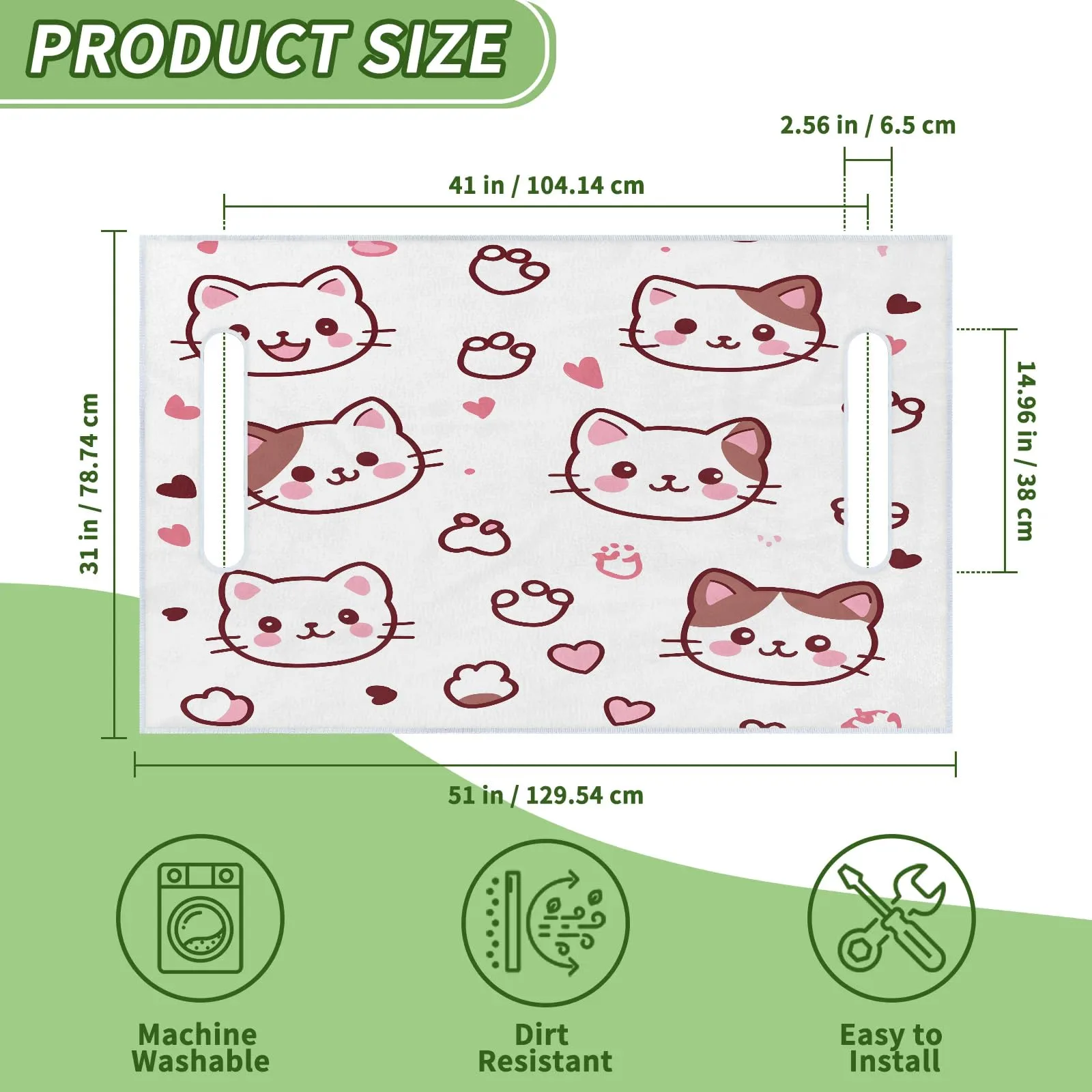 Tiveruda Golf Cart Seat Cover for Double Seats 51 x 31 in image 2