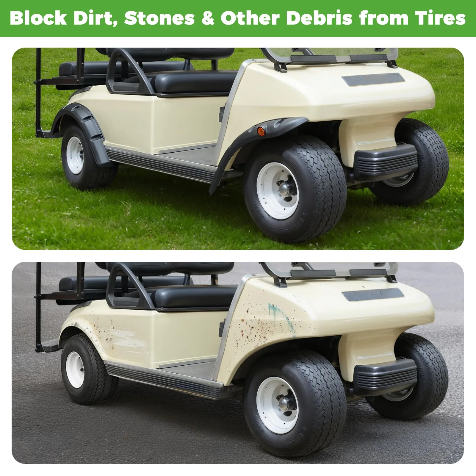 10L0L Fender Flares for Club Car DS 1993-Up image 3