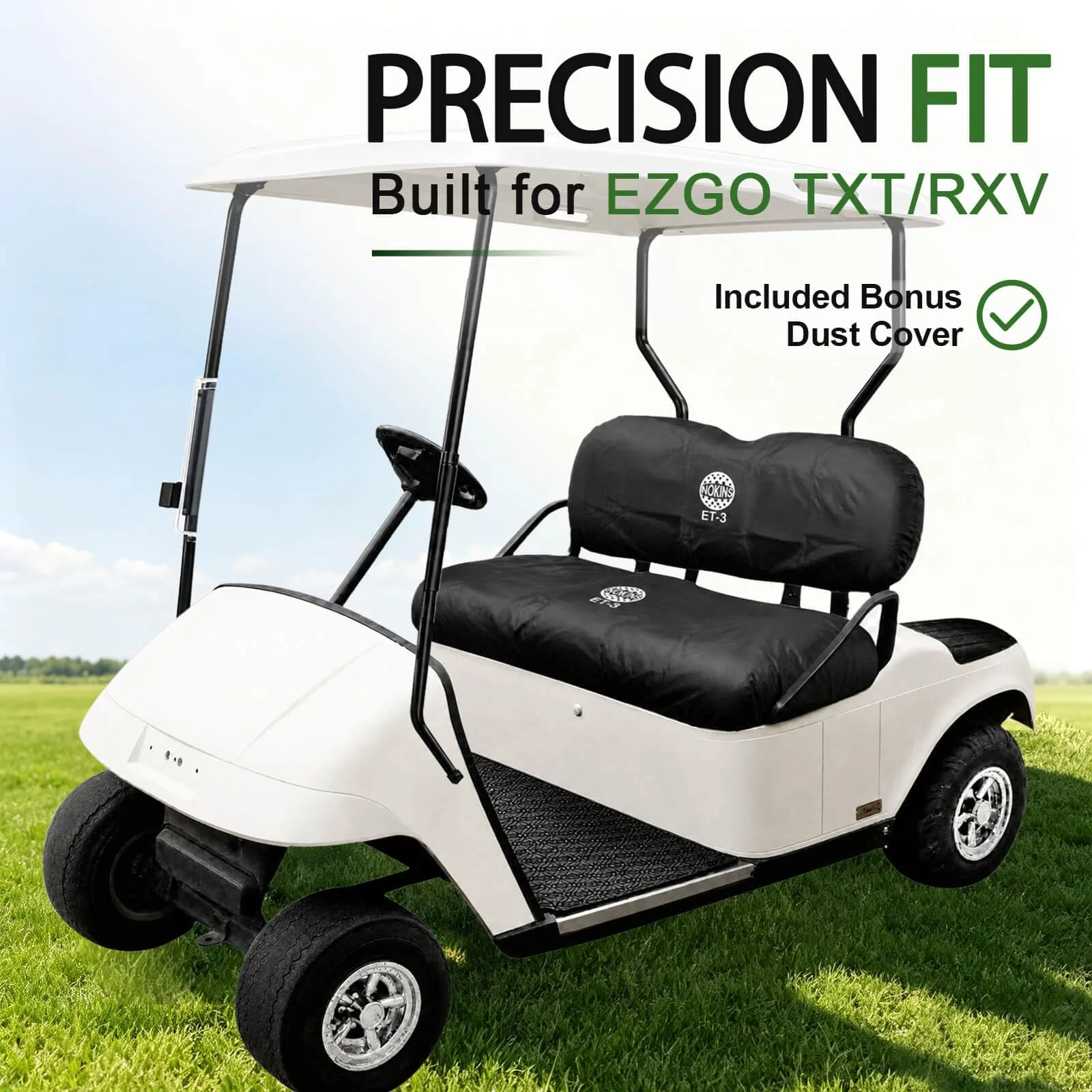 NOKINS Front Seat Cushion Kit for E-Z-GO TXT/RXV image 2
