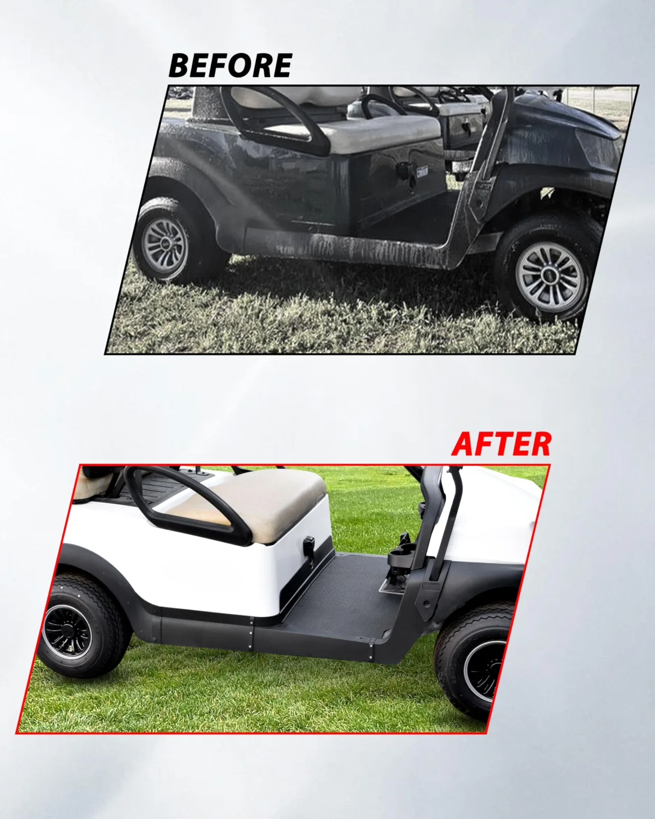 POKIAUTO UMG-251264 Floor Mat Retainer Panels for Club Car image 3