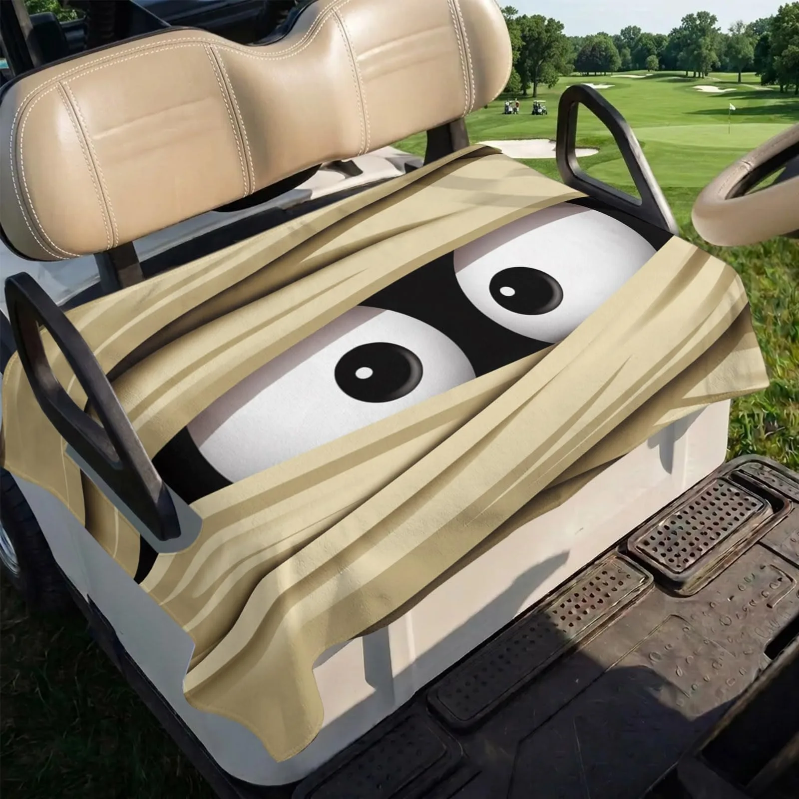 Lanata 2-Seat Golf Cart Seat Cover Blanket, 51 x 31 in image 2