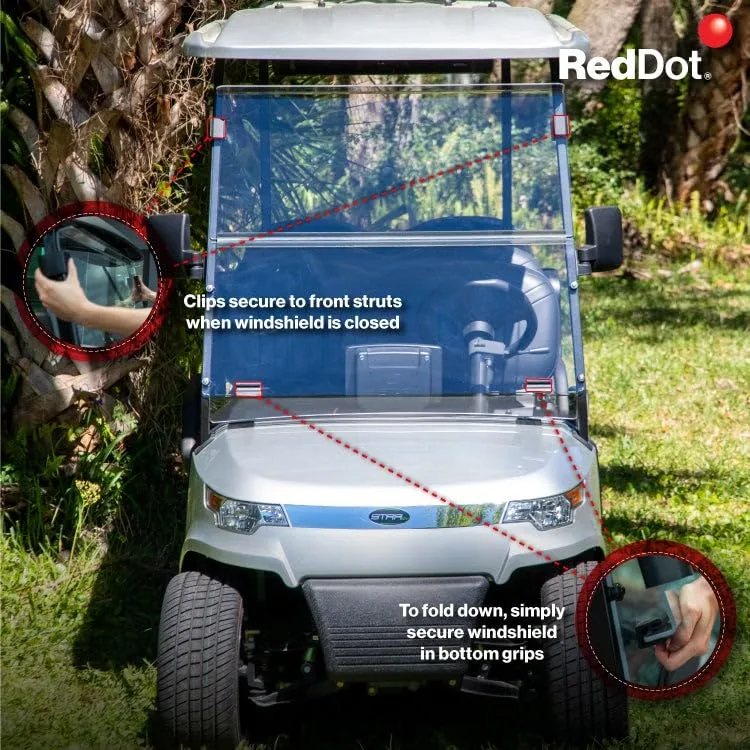 RED DOT Folding Windshield for Star EV Capella | 09-256 image 3