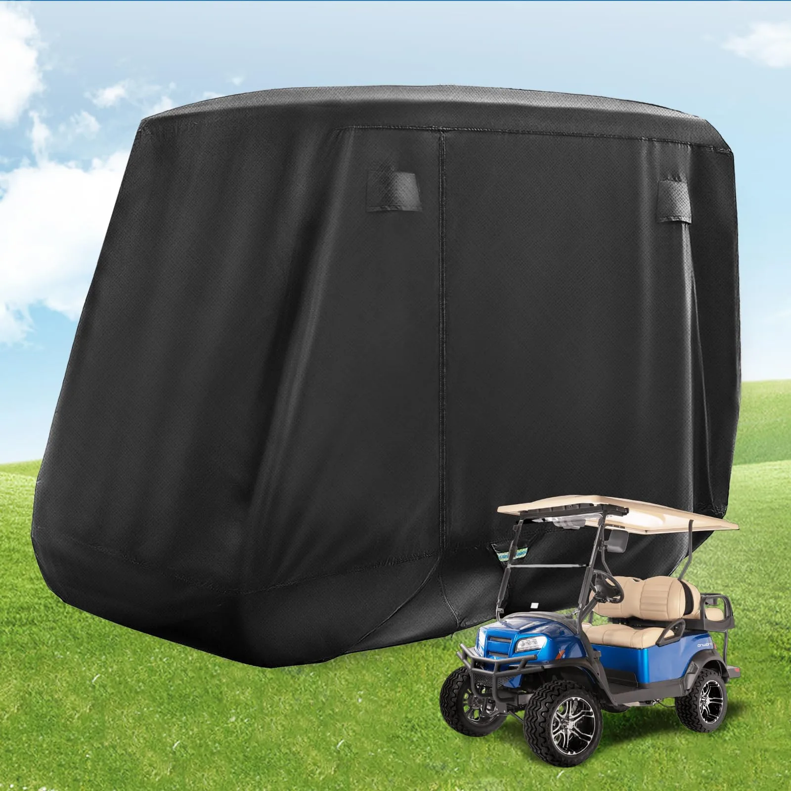 CLUBRALLY Golf Cart Cover for Club Car, E-Z-GO & Yamaha