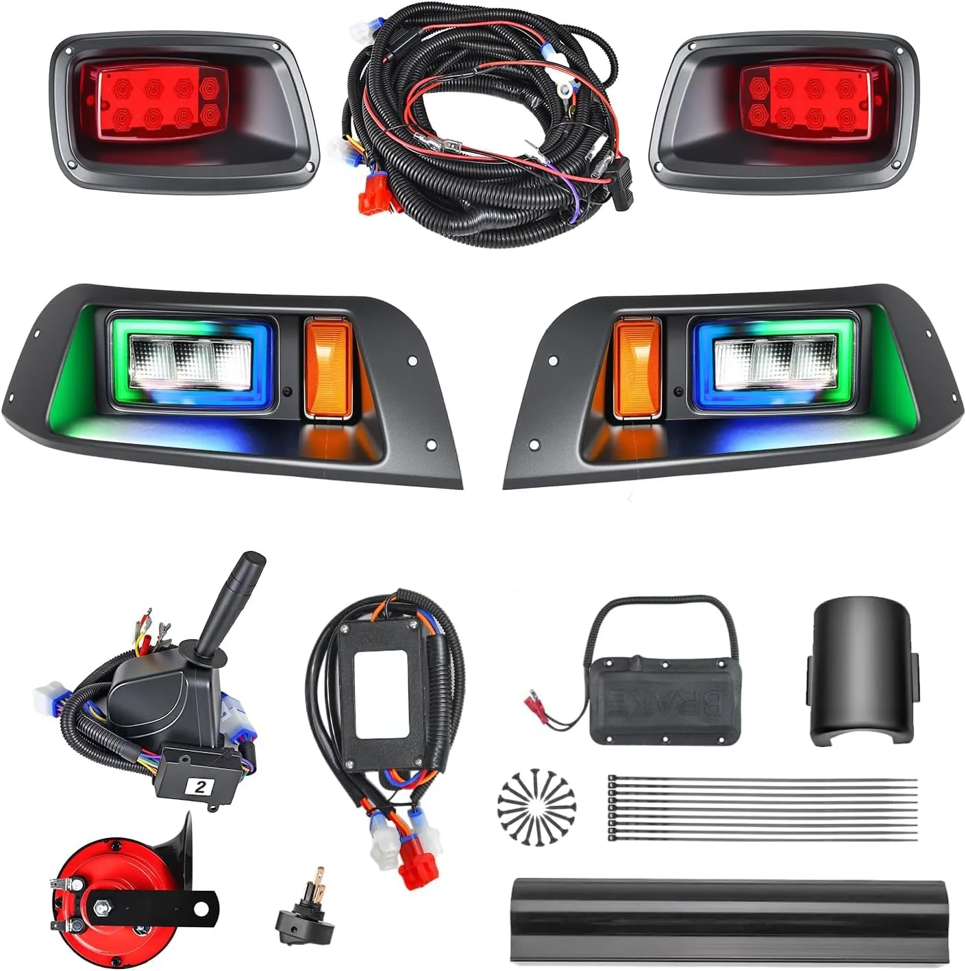 HHLZM RGB LED Light Kit for EZGO TXT 1996-2013